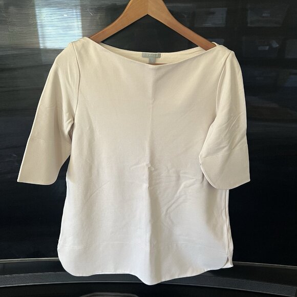 COS Blush Beige Tunic-Style Relaxed Fit Top – Size Small - Picture 3 of 8